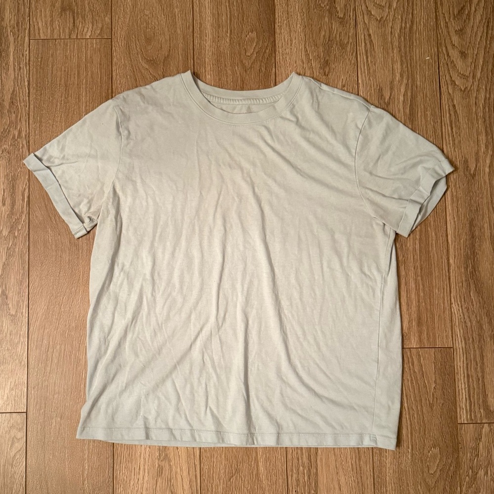Light Mint Blue Forever 21 Boyfriend Tee